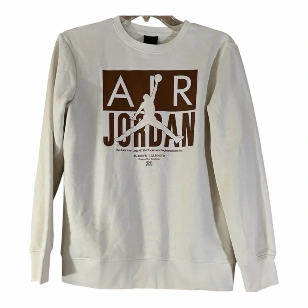 Vintage 80’s Nike Air Jordan Sweatshirt JUMPMAN LOGO Youth SZ Medium #147-163